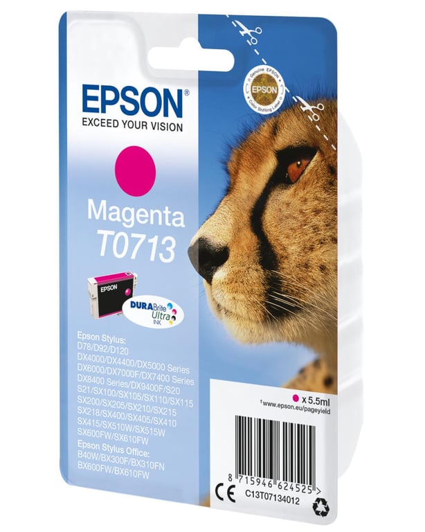 EPSON Cartouche dencre T0713 Guépard C13T07134012 - vue 3