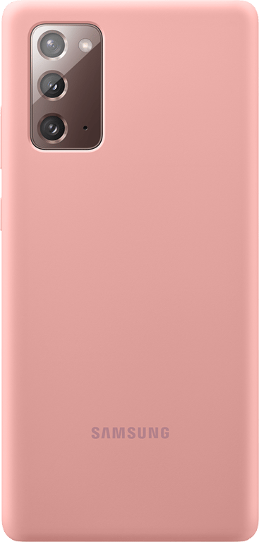 Coque Silicone Or Rose pour Samsung G Note 20 Samsung