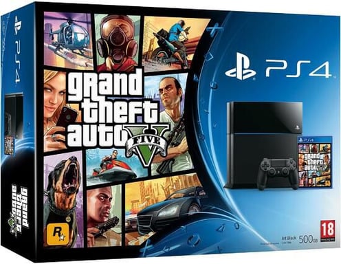 Sony PlayStation 4 (500 GB) + Grand Theft Auto V (GTA 5)