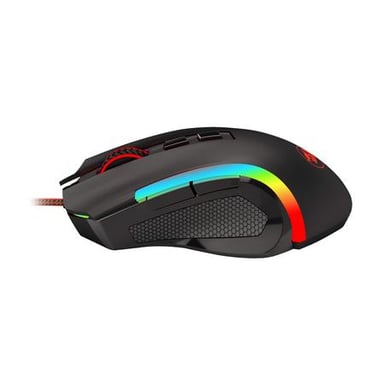 Redragon GRIFFIN Gamer Mouse (M607) 8 botones, 7200 DPI, óptico, USB con cable, retroiluminación LED