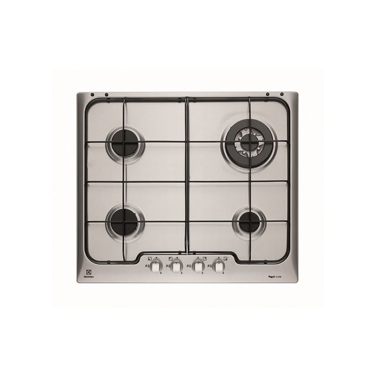 Cuisinière À Gaz Electrolux PX640UV – 4 Brûleurs, Acier Inoxydable, 1000W-4000W