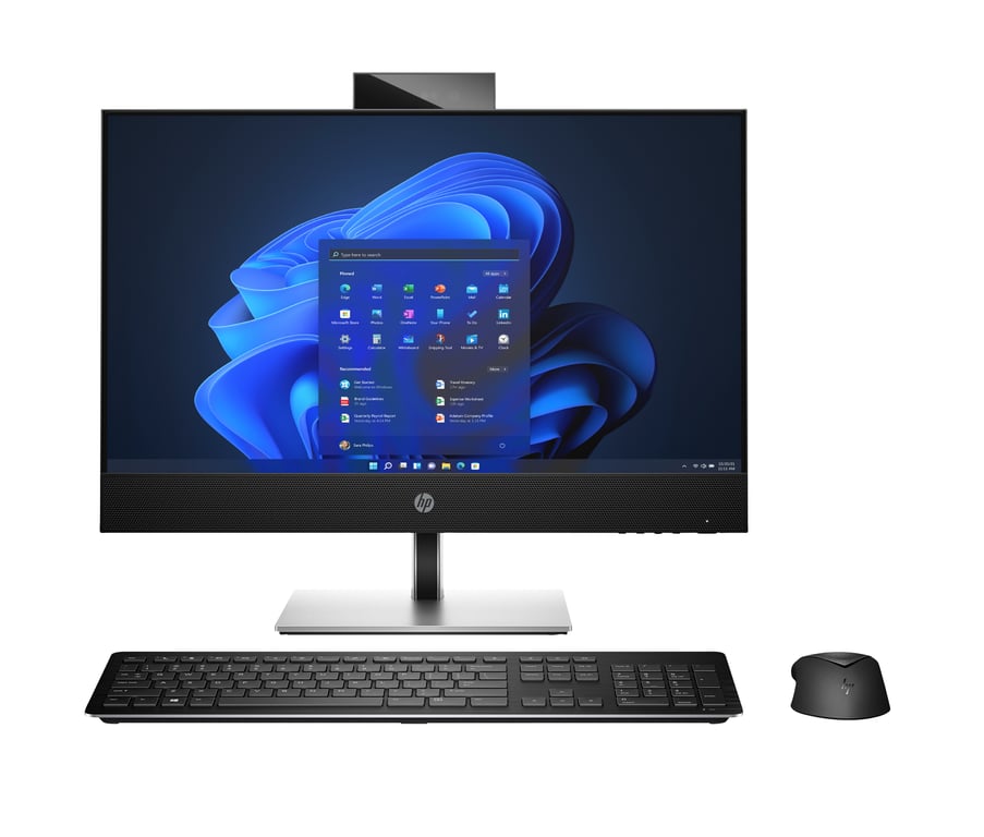 HP Proone 440 G9 Intel® Core™ I3 I3-13100T 60,5 Cm (23.8 ) 1920 X 1080 Pixels PC All-In-One 8 Go Ddr4-Sdram 256Go SSD Windows 11 Pro Wi-Fi 6 (802.11Ax) Noir - Excellent État