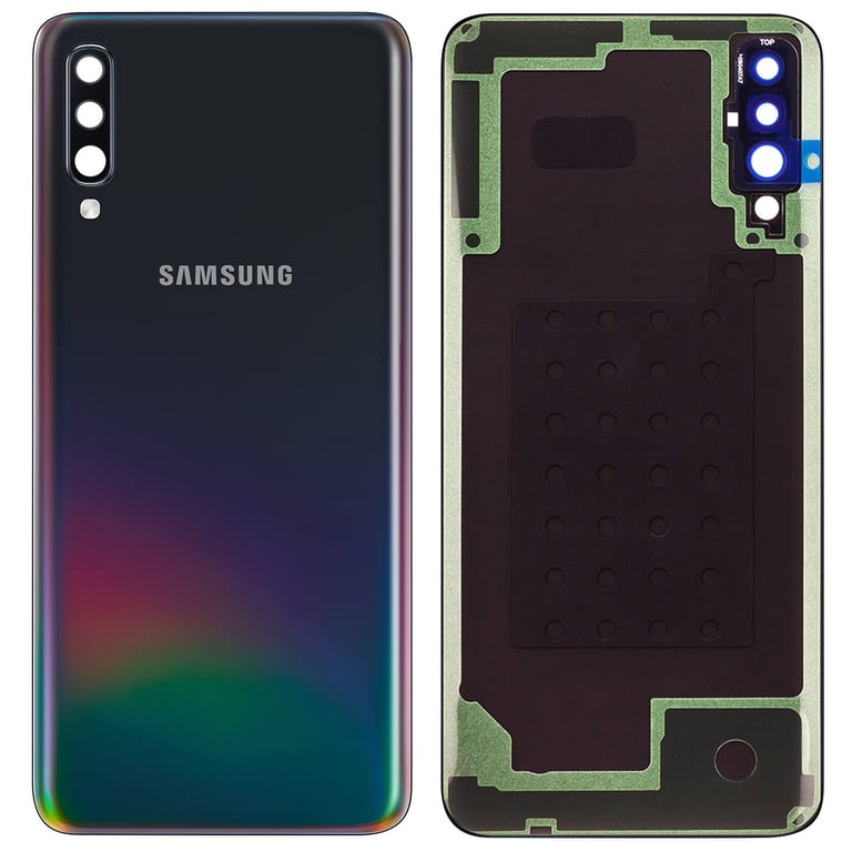 Cache batterie Samsung Galaxy A70 Façade arrière Original Samsung Neuf - vue 4