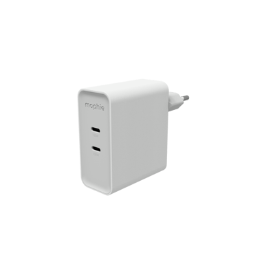 MOPHIE / CHARGEUR SECTEUR GAN / DOUBLE USB-C PD / 100W / BLANC / ROC2026