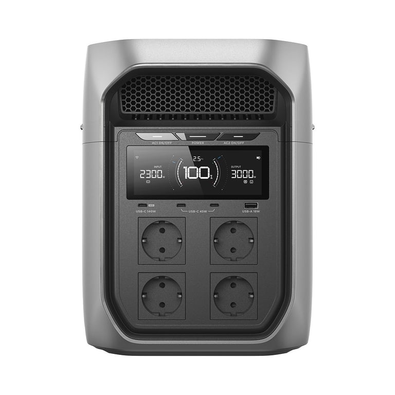 DELTA 3 MAX PLUS PORTABLE POWER STATION - vue 2