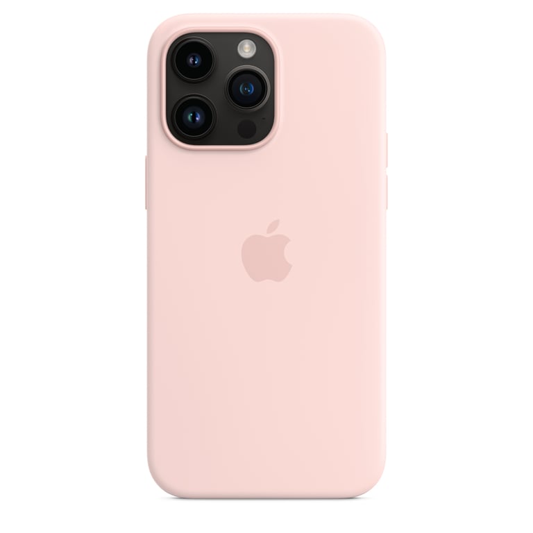 Apple Funda de silicona con MagSafe para el iPhone 14 Pro Max - Rosa caliza