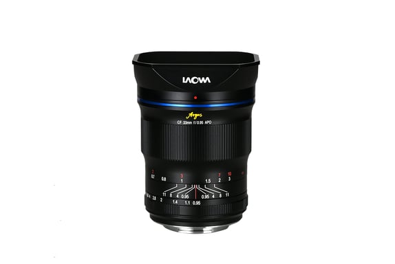 Laowa Argus 33mm f/0.95 CF APO Canon RF Cropped frame(APS-C) camera Objetivo estándar Negro
