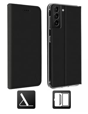Altadif ALTFS21PBLK coque de protection pour téléphones portables 17 cm (6.7'') Folio Noir Samsung Galaxy S21+