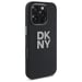 Étui DKNY pour iPhone 16 Pro Max  6.9'' noir étui rigide Liquid Silicone Metal Logo