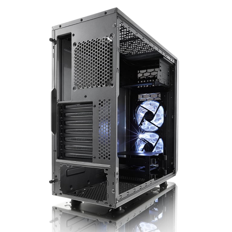 FRACTAL DESIGN BOITIER PC Focus G Moyen Tour Verre trempé Format ATX FD CA FOCUS BK W - vue 8