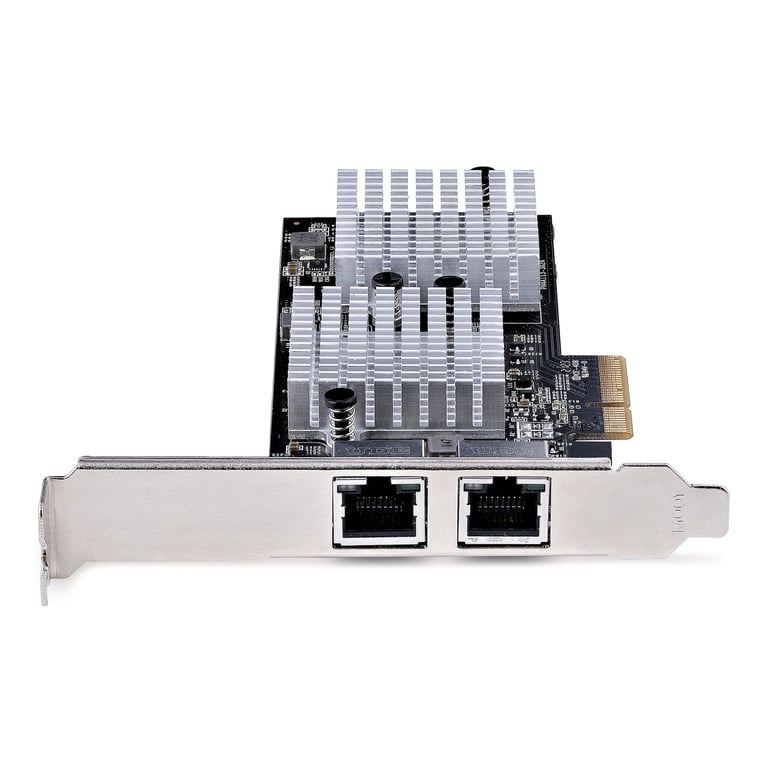 StarTech.com Carte Adaptateur Réseau PCIe 10GbE 2 Ports Carte Ethernet Adaptateur réseau PCIe 3.0 x4 profil bas 10 Gigabit Ethernet x 2 - vue 5