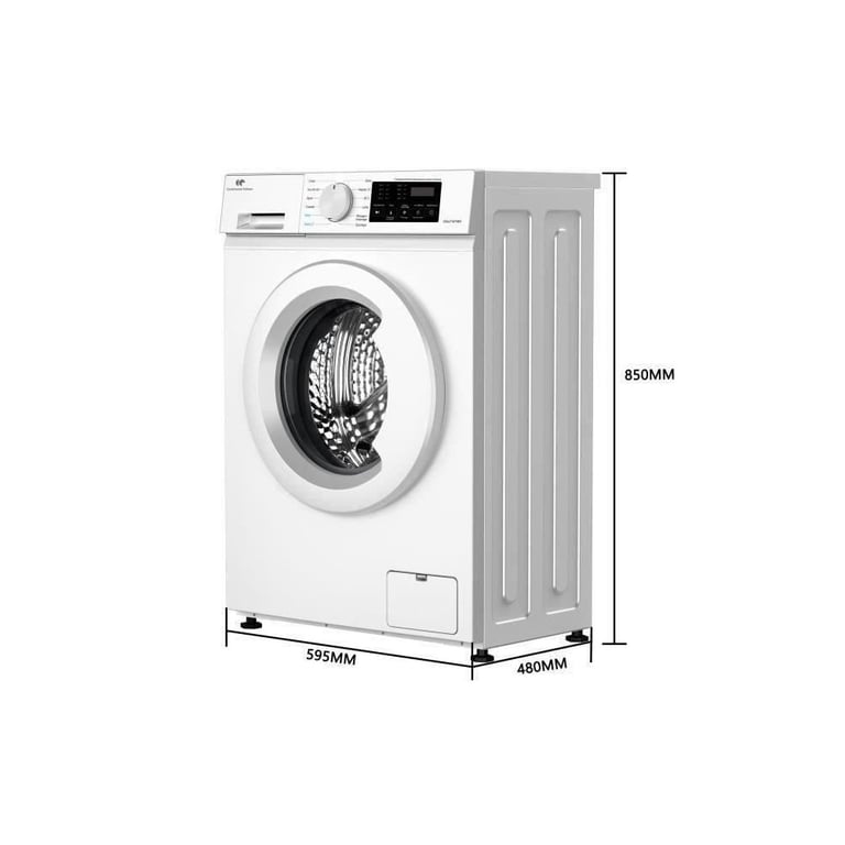 Lave linge hublot CONTINENTAL EDISON CELL712IW3 7 kg Induction 60 cm 1200 trsmin - vue 4