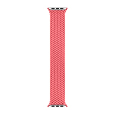 Bracelet Solo tressé pour Apple Watch Series 1 - 11 / SE / Ultra (44/45/46/49 mm) - Taille 4 - Pink Punch