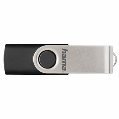Hama Rotate Unità flash USB 64 GB USB Type-A 2.0 Nero, Argento