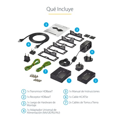 StarTech.com Estensore HDMI su Cat5e / 6 - Estensore HDMI su RJ45 con POC (Power over Cable)