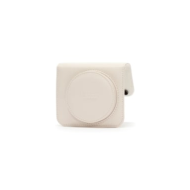 Boîtier protecteur FUJIFILM Instax SQ1 deux-pièces cuir synthétique Blanc craie