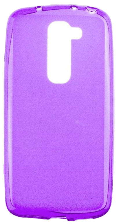 Coque silicone unie compatible Givré Violet LG Optimus G2 Mini