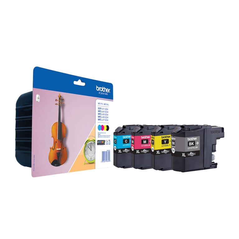 Brother Pack 4 cartouches d'encre et couleurs