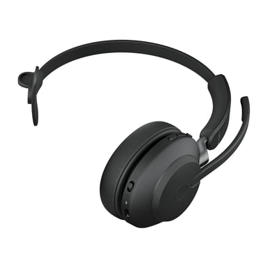 Jabra Evolve2 65, UC Mono Casque Sans fil Arceau Bureau/Centre d'appels USB Type-A Bluetooth Noir
