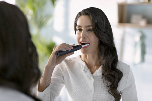 Philips Sonicare 3100 Brosse à dents électrique sonique capteur de pression et minuterie pastel et pack de 2 modèle HX367515 - vue 9