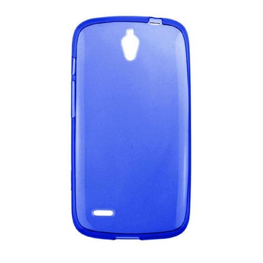 Coque silicone unie compatible Givré Bleu Huawei Ascend G610