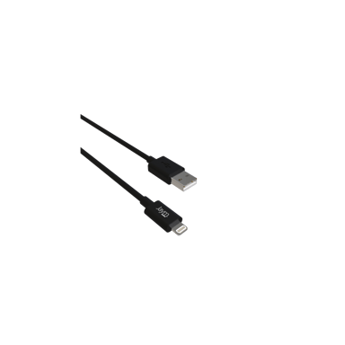 aym - Confezione di caricabatterie da auto a 2 porte USB 12W + cavo Lightning da 1 metro compatibile con Lightning MFI Nero
