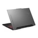 ASUS TUF Gaming A15 FA507XI-LP012W 7940HS Ordinateur portable 39,6 cm (15.6'') Full HD AMD Ryzen™ 9 16 Go DDR5-SDRAM 512 Go SSD NVIDIA GeForce RTX 4070 Wi-Fi 6 (802.11ax) Windows 11 Home Gris