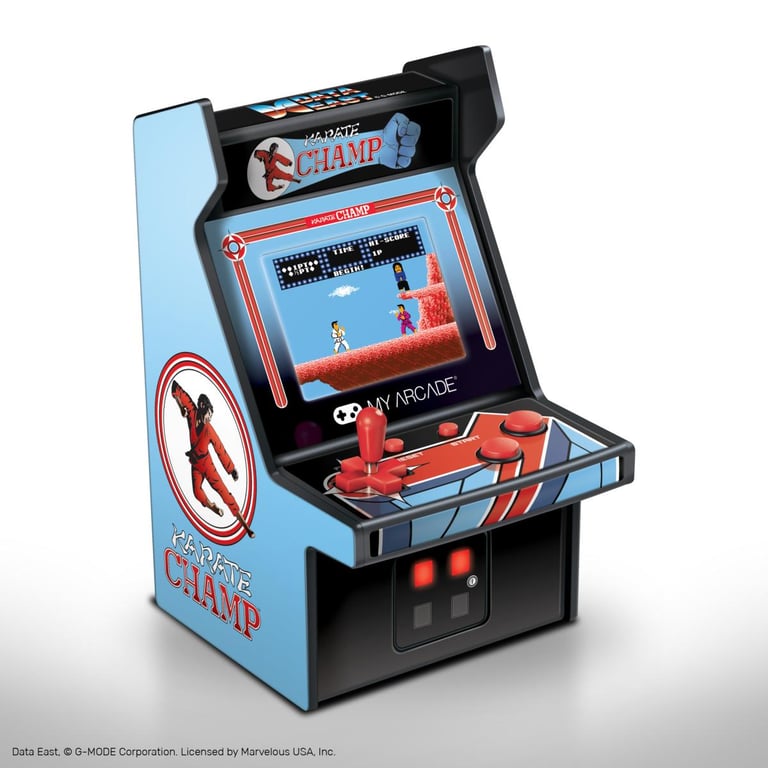 Mini borne d'arcade My Arcade Micro Player Karate Champ pour les fans de jeux rétro Neuf - vue 3