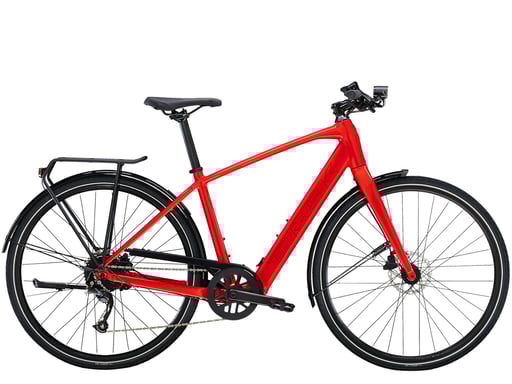 Trek Bikes FX+ 2 Rosso Alluminio XL 17,7 kg Litio-Ioni (Li-Ion)