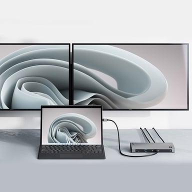 ALOGIC TB4D3TB Docking Station cablata Thunderbolt 4 nero