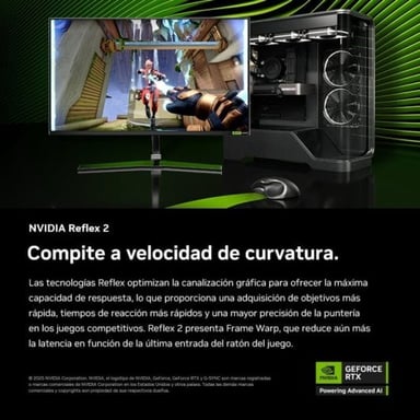 PNY GeForce RTX 5060 Dual Fan OC 8GB GDDR7 Reflex 2 RTX AI DLSS4