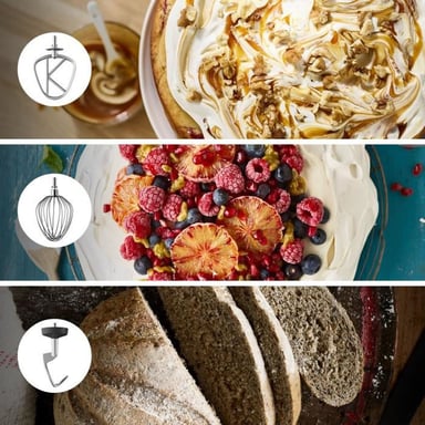 Robot da cucina Chef XL Kenwood 6,7L con frullatore e tritacarne in metallo - Colore argento