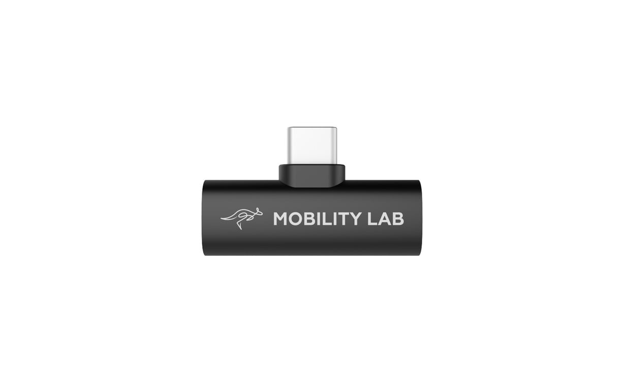 MOBILITY LAB - Adaptateur USB-C et Jack Splitter Musique et Recharge Simultanées