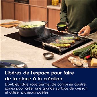 Plaque Induction Aspirante Electrolux KCC84440 – 4 Foyers, Hotte Intégrée - vue 4