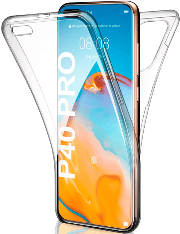 Coque Silicone Integrale Transparente pour HUAWEI P40 Pro Protection Gel Souple