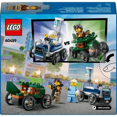 Avión Contra cama de hospital - LEGO City Pack de bólidos de Carrera 60459