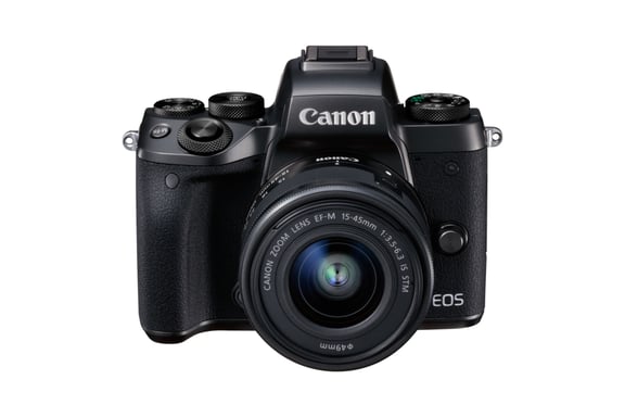 Canon EOS M5 + EF-M 15-45mm IS STM MILC 24,2 MP CMOS 6000 x 4000 pixels Noir
