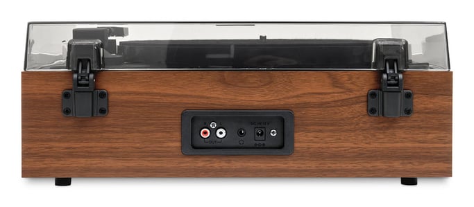 Victrola Eastwood LP Tourne-disque entraîné par courroie Gris, Noyer