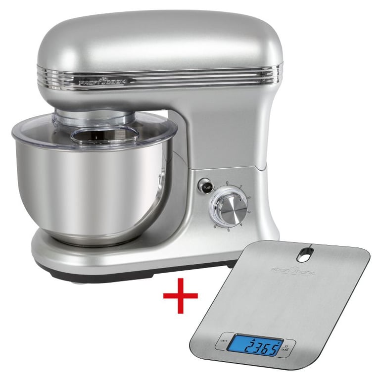 Robot Pétrin Multifonction Proficook PC-KM1222W – 1200W, 5L, Balance Intégrée
