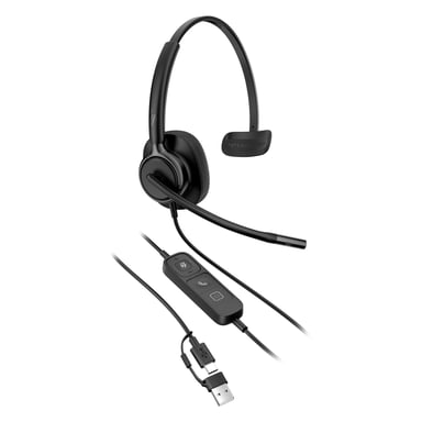 HP Poly Micro-casque filaire USB binaural Mission 425 (en vrac) - Neuf Noir - vue 3