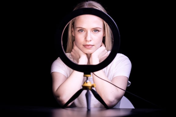 Anello luminoso 10 per selfie ''Kodak