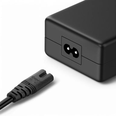 LinQ Cable de alimentación Euro a C7 para PC, monitor y consolas 1,5 m. Negro