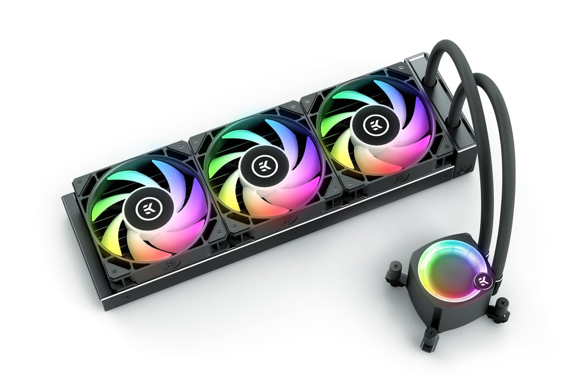EK Water Blocks Nucleus AIO CR360 Lux D RGB Processeur Refroidisseur de liquide tout en un 12 cm 1 pièce Neuf