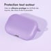 imoshion Coque Néon pour Apple AirPods Pro 2  - Pourpre