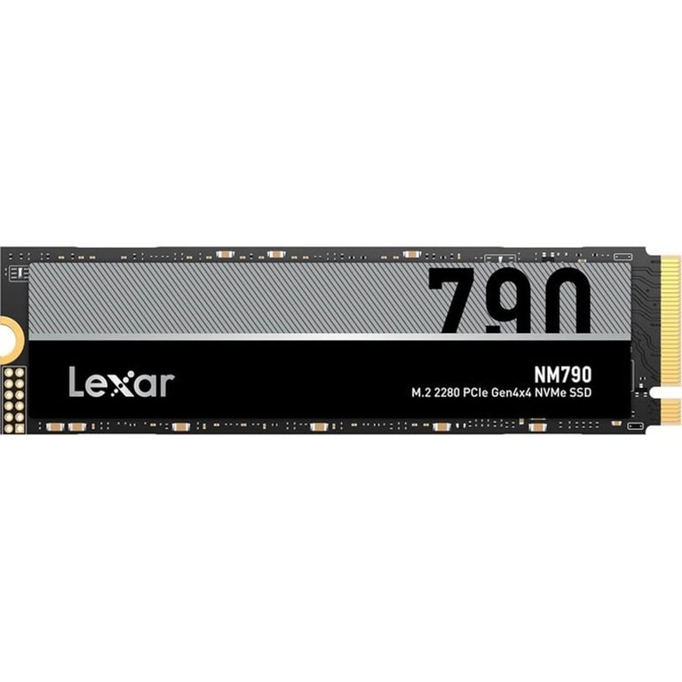 SSD NVMe M.2 2280 Lexar NQ790 512 Go PCIe Gen4x4 Noir, jusqu'à 7000/6000 Mo/s - Neuf