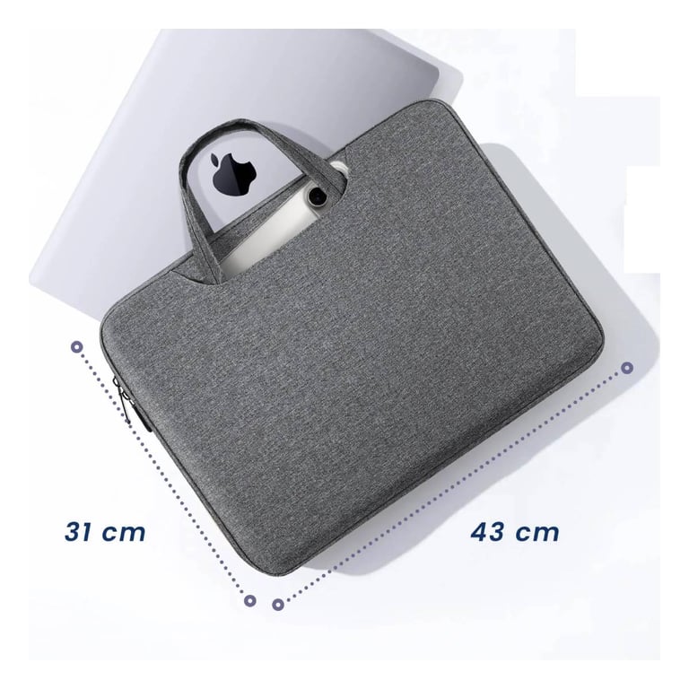 Sacoche pour MacBook Pro 15 / 16 Zippée Imperméable avec Poignée Neuf - vue 5