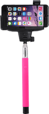 SmartFoto Compact Bluetooth Selfie Stick, Rosa