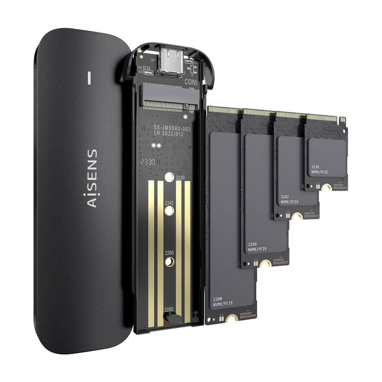 AISENS ASM2 008B Boîtier de disques de stockage Enceinte ssd .2 Neuf - vue 9