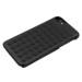 Coque en cuir véritable Treccia pour Apple iPhone 6/6s/7/8/SE 2020, Noir Satin