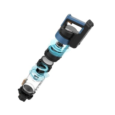 Taurus HVCA7301B Aspirateur-balai 2 en 1 Batterie Sec&humide HEPA Sans sac 0,6 L 415 W Noir, Bleu
